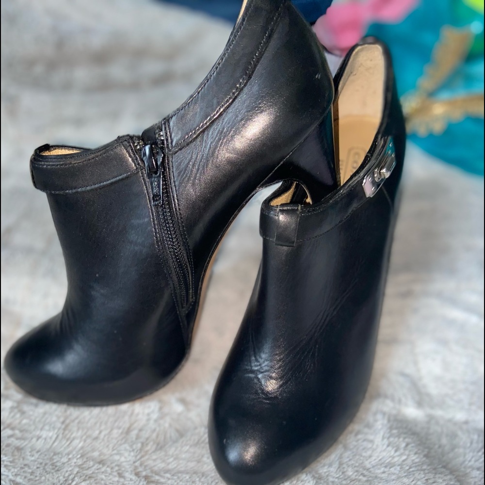 Coach high heeled booties Authentic